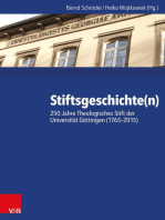 Stiftsgeschichte(n): 250 Jahre Theologisches Stift der Universität Göttingen (1765–2015)