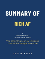 Summary of Rich AF by Vivian Tu: The Winning Money Mindset That Will Change Your Life