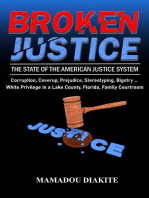 BROKEN JUSTICE: The State of the American Justice System: Corruption, Coverup, Prejudice, Stereotyping … White Privilege in a Lake County, Florida, Family Courtroom