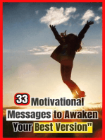 33 Motivational Messages to Awaken Your Best Version: ROMANCE ENGLISH, #1