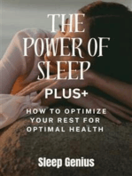 The Power of Sleep Plus+: How to Optimize Your Rest for  Optimal Health