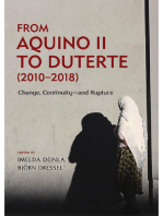 From Aquino II to Duterte (2010–2018): Change, Continuity—and Rupture