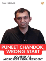 Puneet Chandok, Wrong Start: Journey as Microsoft India President: Journeys
