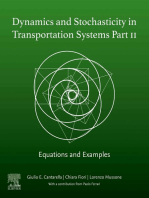 Dynamics and Stochasticity in Transportation Systems Part II: Equations and Examples