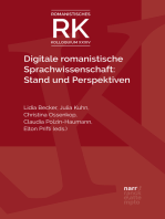 Digitale romanistische Sprachwissenschaft: Stand und Perspektiven