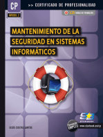 Mantenimiento de la Seguridad en Sist. Inf. (MF0959_2)