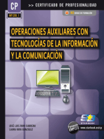 Operaciones auxiliares con tecnologías de la información y la comunicación (MF1209_1)