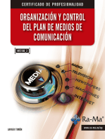 Organización y control del plan de medios de comunicación (MF2188_3)