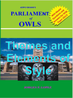 Adipo Sidang's Parliament of Owls: Themes and Elements of Style: A Guide to Adipo Sidang's Parliament of Owls, #2