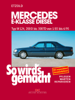 Mercedes E-Klasse Diesel W124 von 1/85 bis 6/95: So wird's gemacht - Band 55