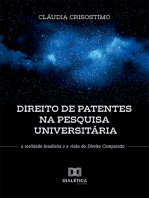 DIREITO DE PATENTES DA PESQUISA UNIVERSITÁRIA:  a realidade brasileira e a visão do Direito Comparado