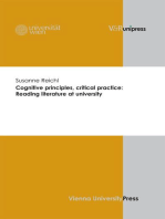 Cognitive principles, critical practice: Reading literature at university: . E-BOOK