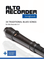 Alto Recorder Songbook - 34 traditional Blues Songs for the Alto Recorder in F