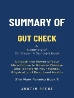Summary of Gut Check by Dr. Steven R Gundry