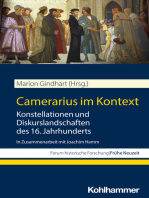 Camerarius im Kontext: Konstellationen und Diskurslandschaften des 16. Jahrhunderts
