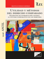 Utilidad y métodos del derecho comparado: Elementos de introducción general al estudio comparativo de los derechos