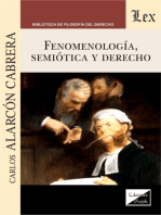 Fenomenología, semiótica y derecho