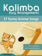 Kalimba Easy Arrangements - 17 funny Animal Songs: Kalimba Songbooks