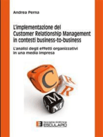 L'implementazione del Customer Relationship Management in contesti business to business