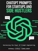 ChatGPT For Startups and Side Hustlers