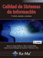 Calidad de Sistemas de Información. 5ª edición ampliada y actualizada