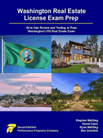 Washington Real Estate License Exam Prep: All-in-One Review and Testing to Pass Washington's PSI Real Estate Exam