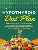 Hypothyroid Diet Plan: A Beginner's Step-by-Step Guide to Reversing Fatigue, Unexplained Weight Gain, and Mind Fog: Includes Recipes and a 7-Day Meal Plan