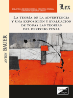 Teoría de la advertencia y una exposición y evaluacion