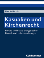 Kasualien und Kirchenrecht: Prinzip und Praxis evangelischer Kasual- und Lebensordnungen