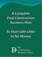 A Complete Pool Construction Business Plan: To Start with Little to No Money