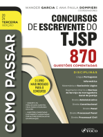 Como Passar em Concursos de Escrevente do TJSP: 870 Questões Comentadas