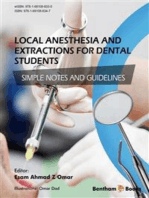 Local Anesthesia and Extractions for Dental Students: Simple Notes and Guidelines