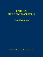 Index Hippocraticus. Neue Nachträge