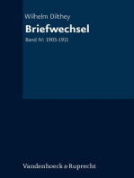 Briefwechsel: Band IV: 1905–1911