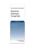 Personal Lines Endorsements Coverage Guide, 2nd Edition