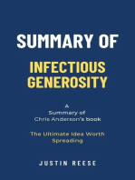 Summary of Infectious Generosity by Chris Anderson