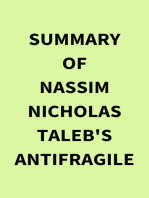 Summary of Nassim Nicholas Taleb's Antifragile