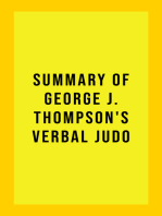 Summary of George J. Thompson's Verbal Judo