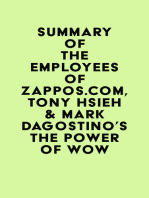 Summary of The Employees of Zappos.Com, Tony Hsieh & Mark Dagostino's The Power of WOW