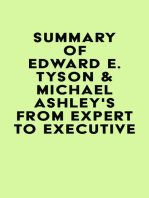 Summary of Edward E. Tyson & Michael Ashley's From Expert to Executive