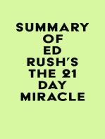 Summary of Ed Rush's The 21 Day Miracle