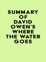 Summary of David Owen's Where the Water Goes