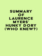 Summary of Laurence Myers's HUNKY DORY (WHO KNEW?)