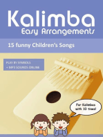 Kalimba Easy Arrangements - 15 funny Children's Songs: Kalimba Songbooks