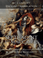 Septuagint - 1ˢᵗ Maccabees: 1st Maccabees