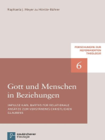 Gott und Menschen in Beziehungen: Impulse Karl Barths für relationale Ansätze zum Verständnis christlichen Glaubens