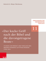 »Der kecke Griff nach der Bibel und die davongetragene Beute«