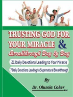 Trusting God for your Miracle and Breakthrough Day by Day