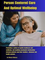 Person Centered Care And Optimal Wellbeing