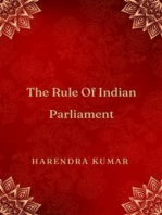 The rule of Indian Parliament